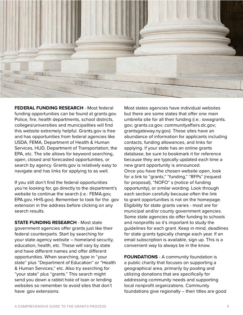 Comprehensive Grants Guide
