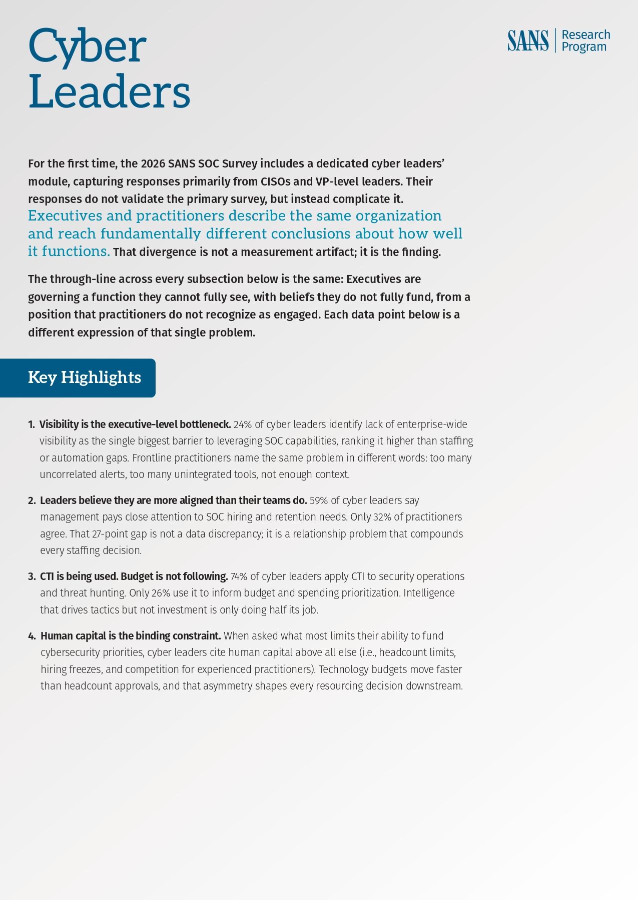 2026 SANS SOC Survey Insights: A Decade of Evolution in Cyber Defense