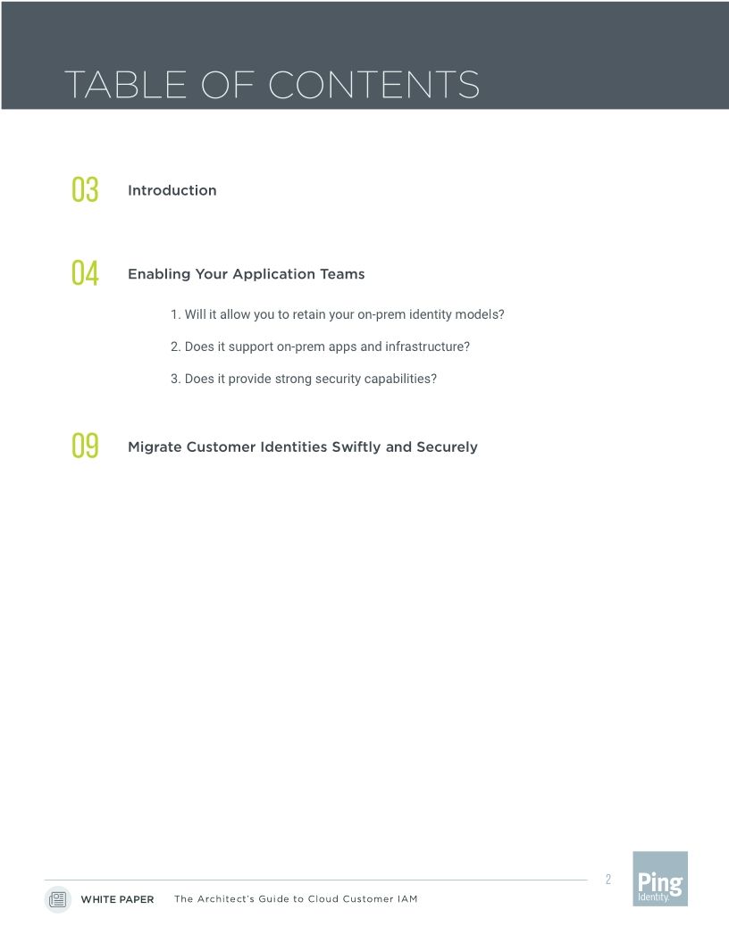 The Architect’s Guide to Cloud Customer IAM