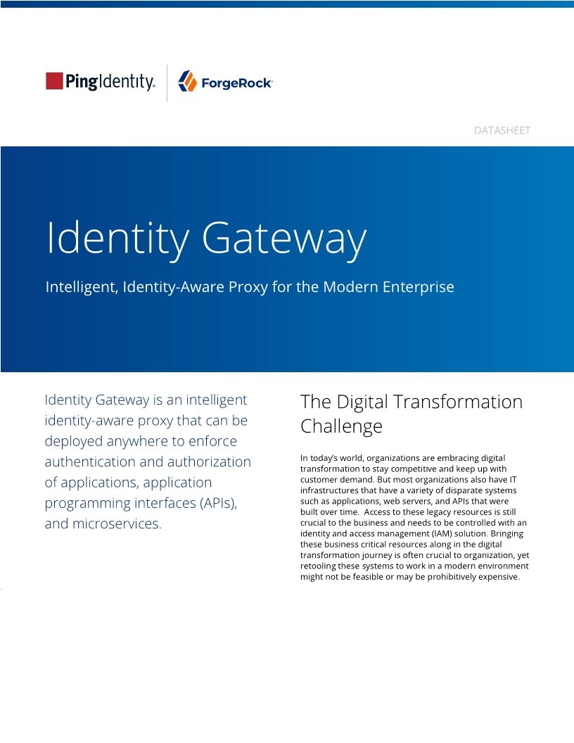 Identity Gateway