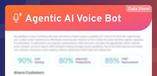Agentic AI Voice Bot | Data Sheet