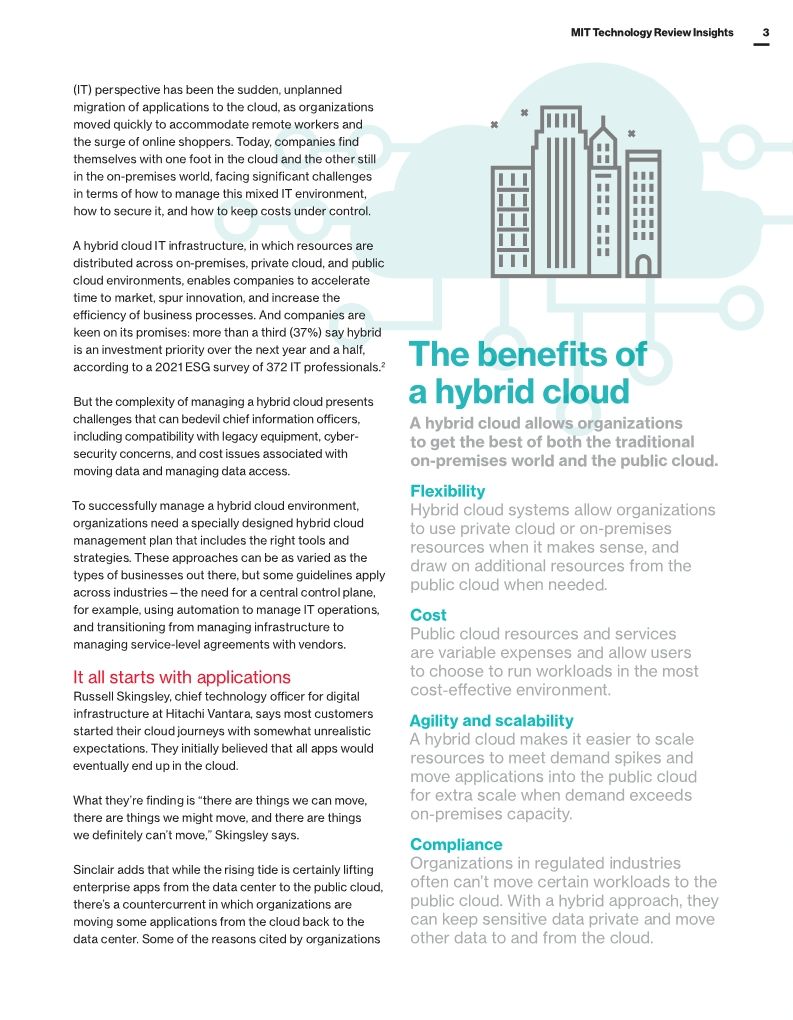 MIT Technology Review IT Strategies for Hybrid Cloud