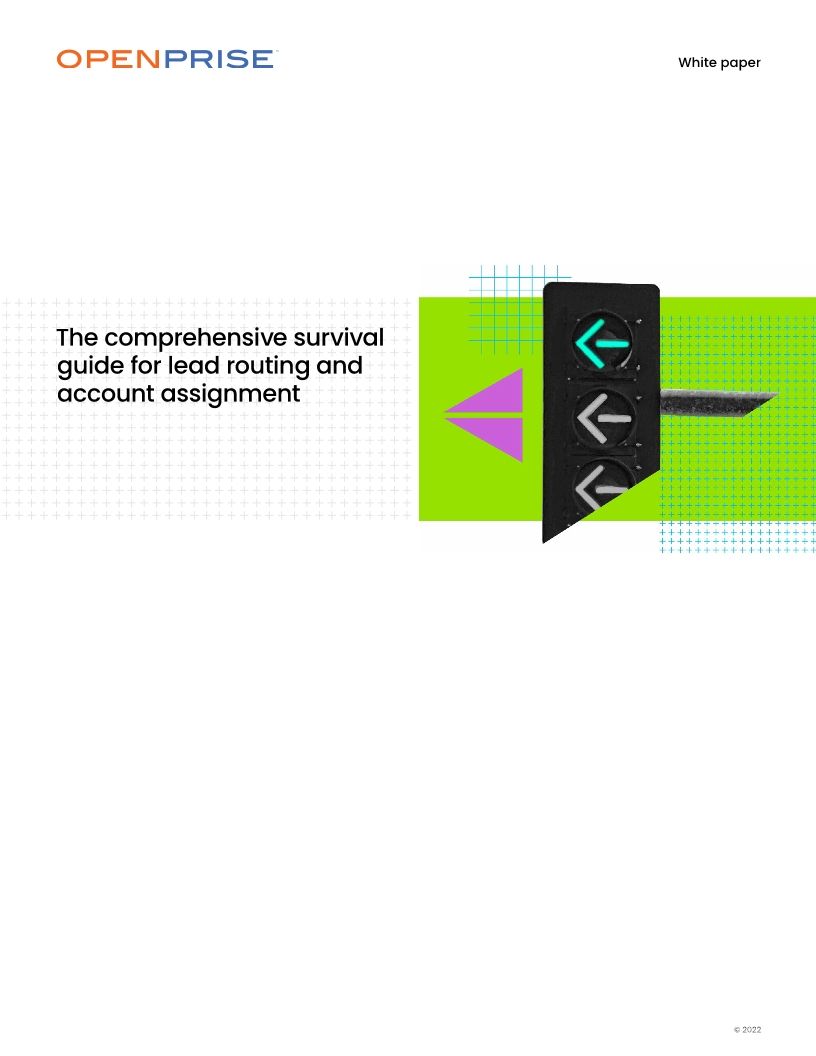The comprehensive survival guide for lead routing and account assignment