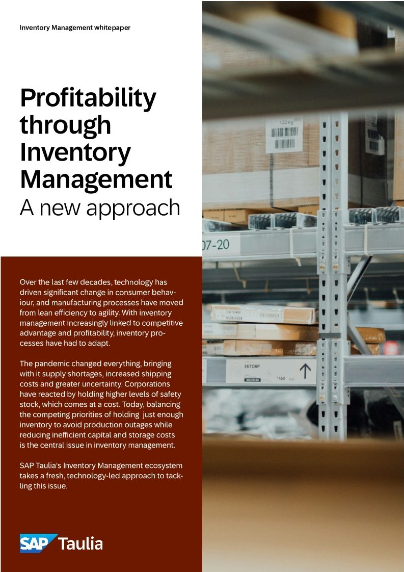 Profitability through Inventory Management: A new approach
