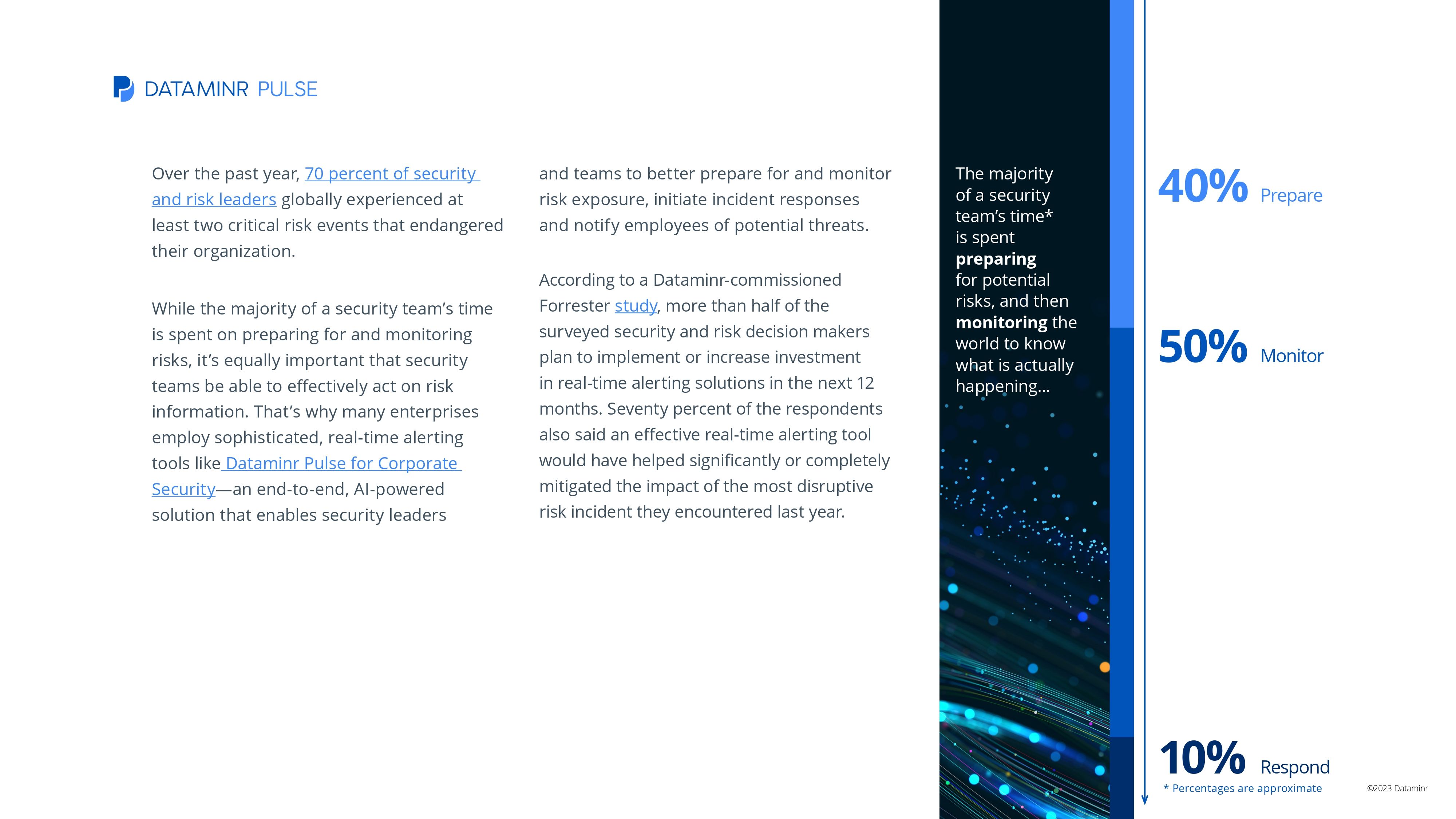 Use Real-time Information for Better Risk Mitigation and Protection
