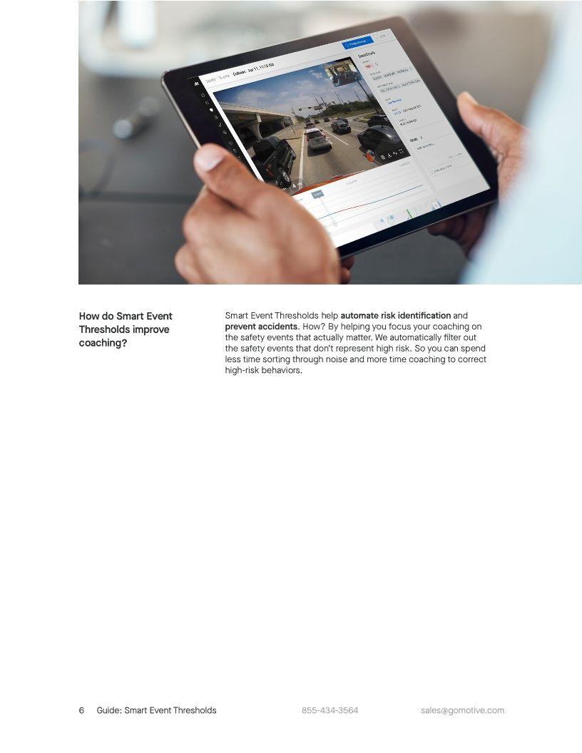 Smart Event Thresholds