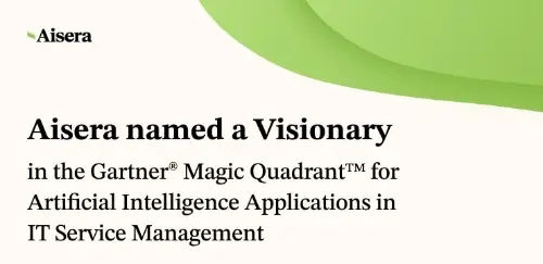Gartner Magic Quadrant AI Applications in IT Service Management 2025