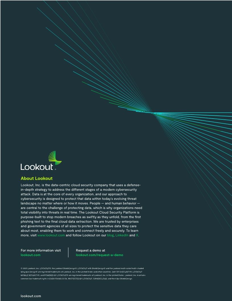 Lookout Mobile Endpoint Detection and Response (EDR)