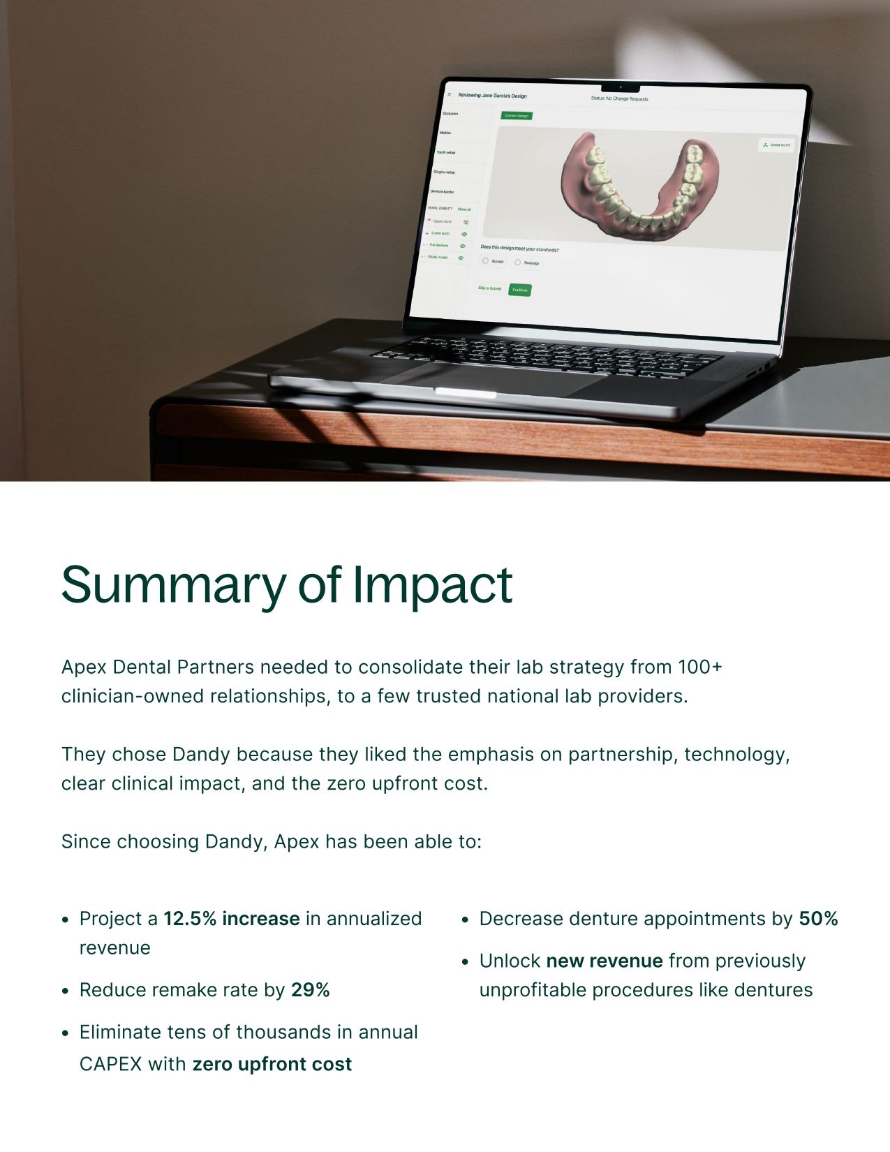 How Apex Dental Partners Transformed Lab Consolidation Into Revenue Growth