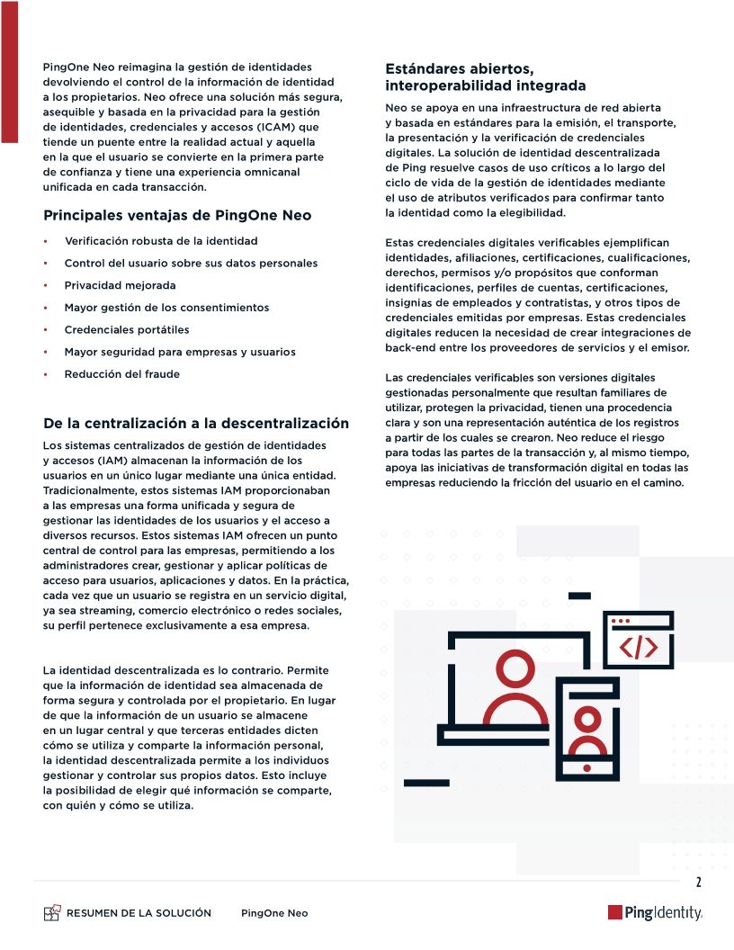 PingOne Neo: Verificaci&oacute;n y acreditaci&oacute;n para la identidad descentralizada
