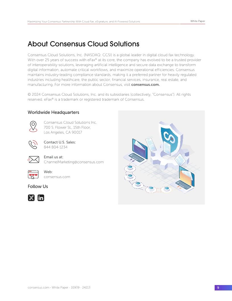 Maximizing Your Consensus Partnership With Cloud Fax, eSignature, and AI-Powered Solutions