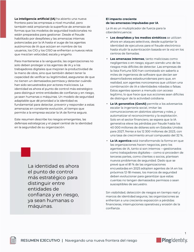 Navegando una nueva frontera del riesgo