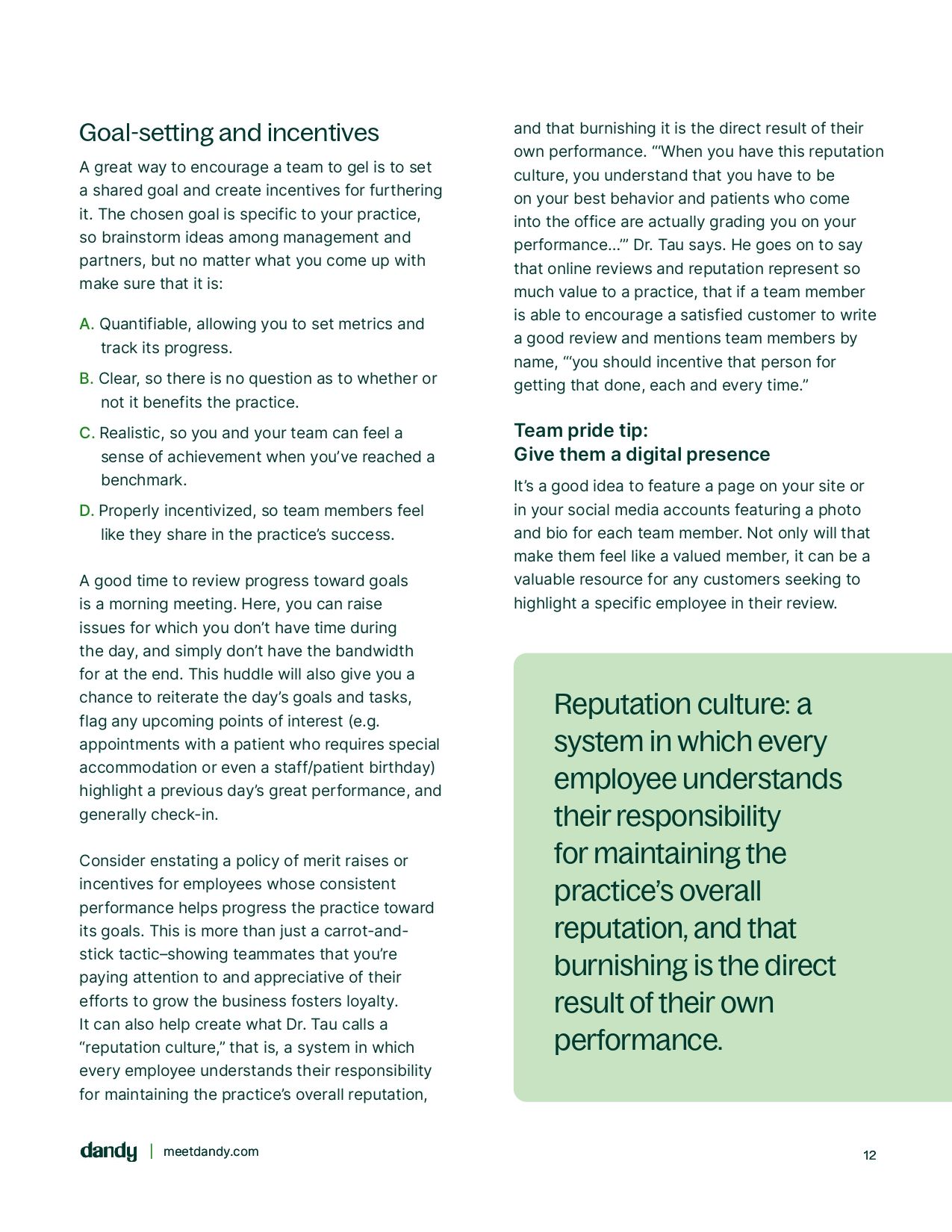 Successful dental practice management guide
