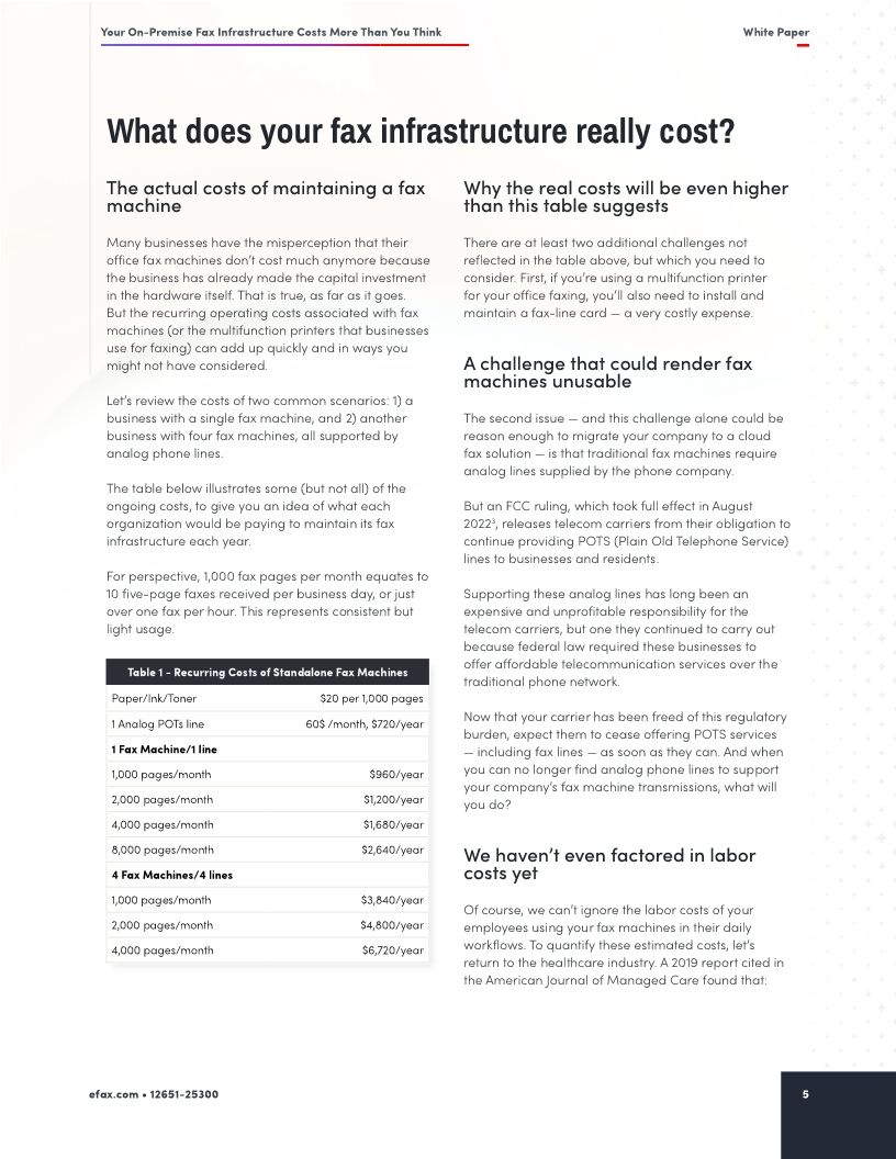 Why Your Legacy Fax Infrastructure Costs More Than You Think