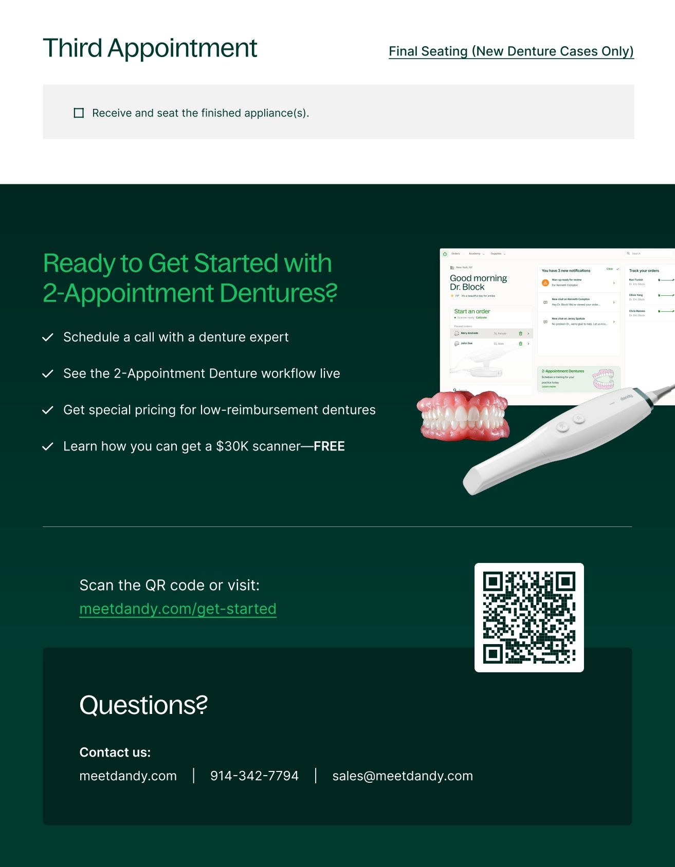 2-Appointment Dentures: Quick-Start Guide