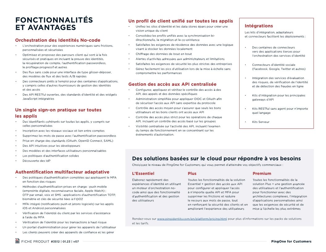 PingOne for Customers