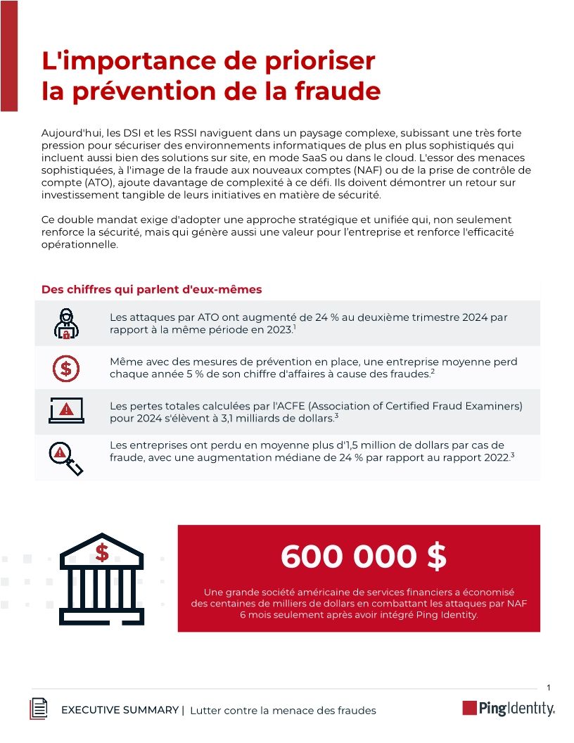 Lutter contre les menaces de fraude