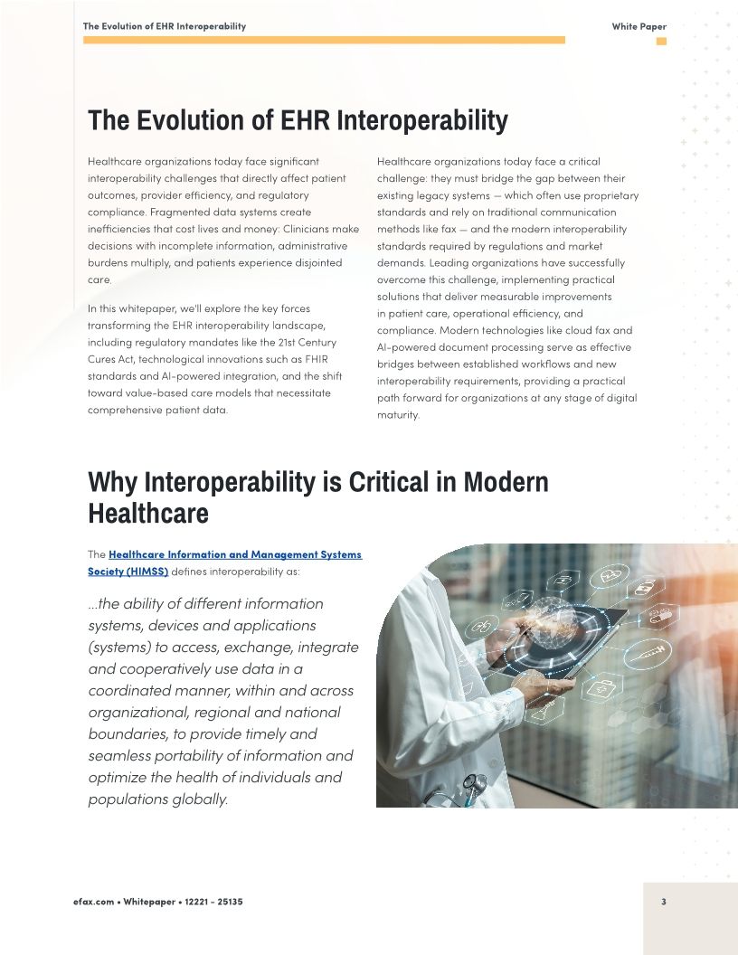 The Evolution of EHR Interoperability