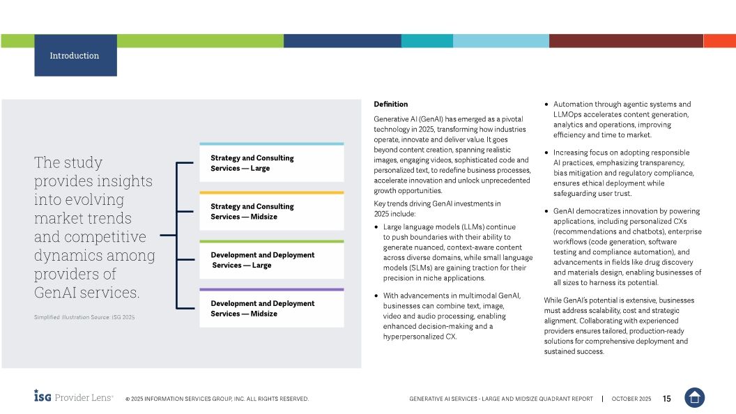 Persistent Systems Named a Leader in 2025 ISG Provider Lens&reg; Generative AI Services
