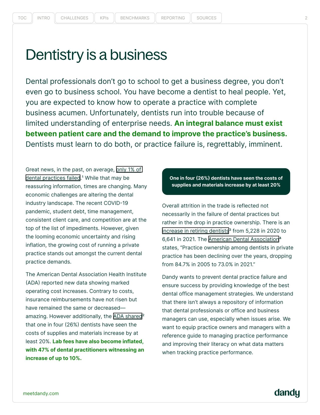Six dental industry KPIs, benchmarks, and ways to improve your practice health