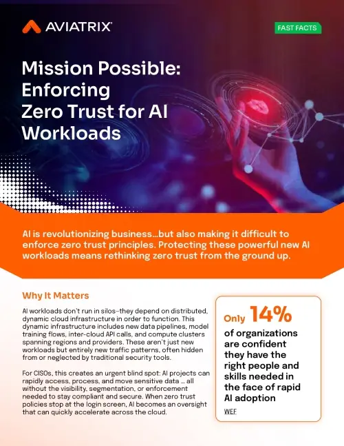 Mission Possible: Enforcing Zero Trust for AI Workloads