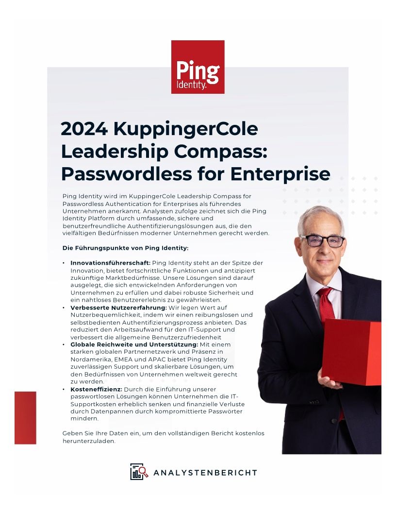 2024 KuppingerCole Leadership Compass: Passwordless Authentication for Enterprises