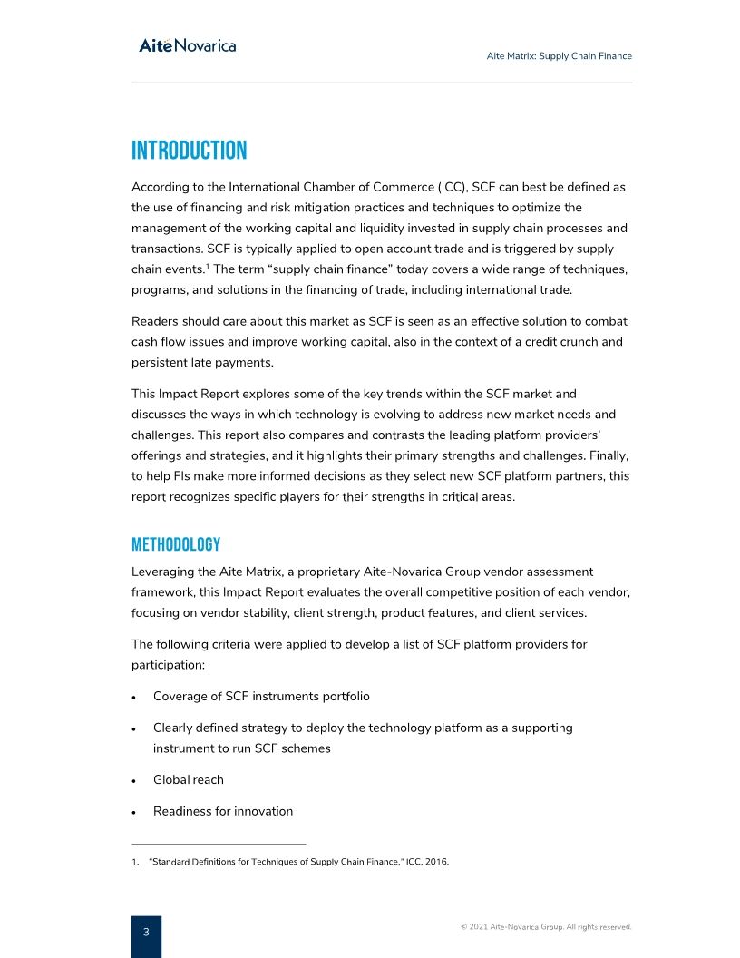 SAP Taulia named a best-in-class vendor for Supply Chain Finance by Aite Novarica Group