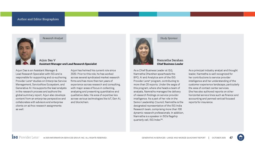 Persistent Systems Named a Leader in 2025 ISG Provider Lens&reg; Generative AI Services