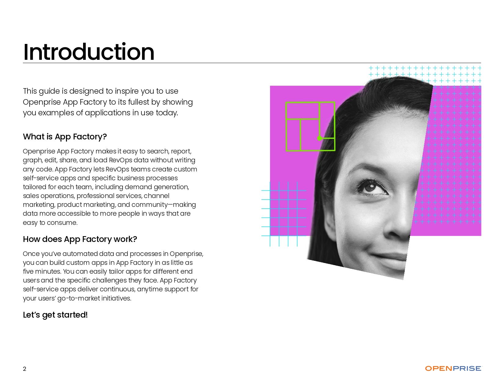 Openprise App Factory Idea book