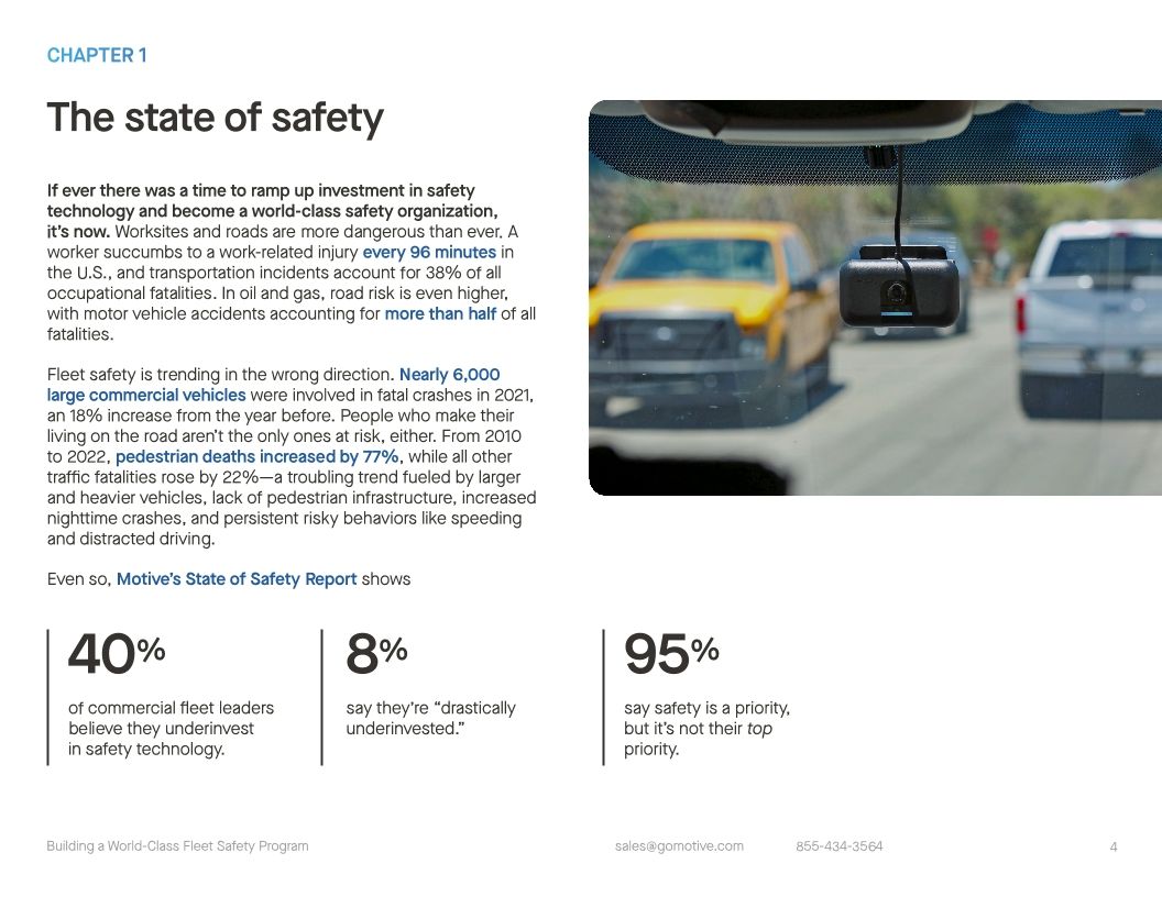 Ultimate guide to building a world-class fleet safety program