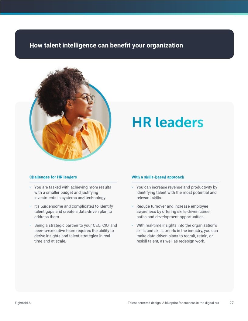 Talent-centered design: A blueprint for success in the digital era