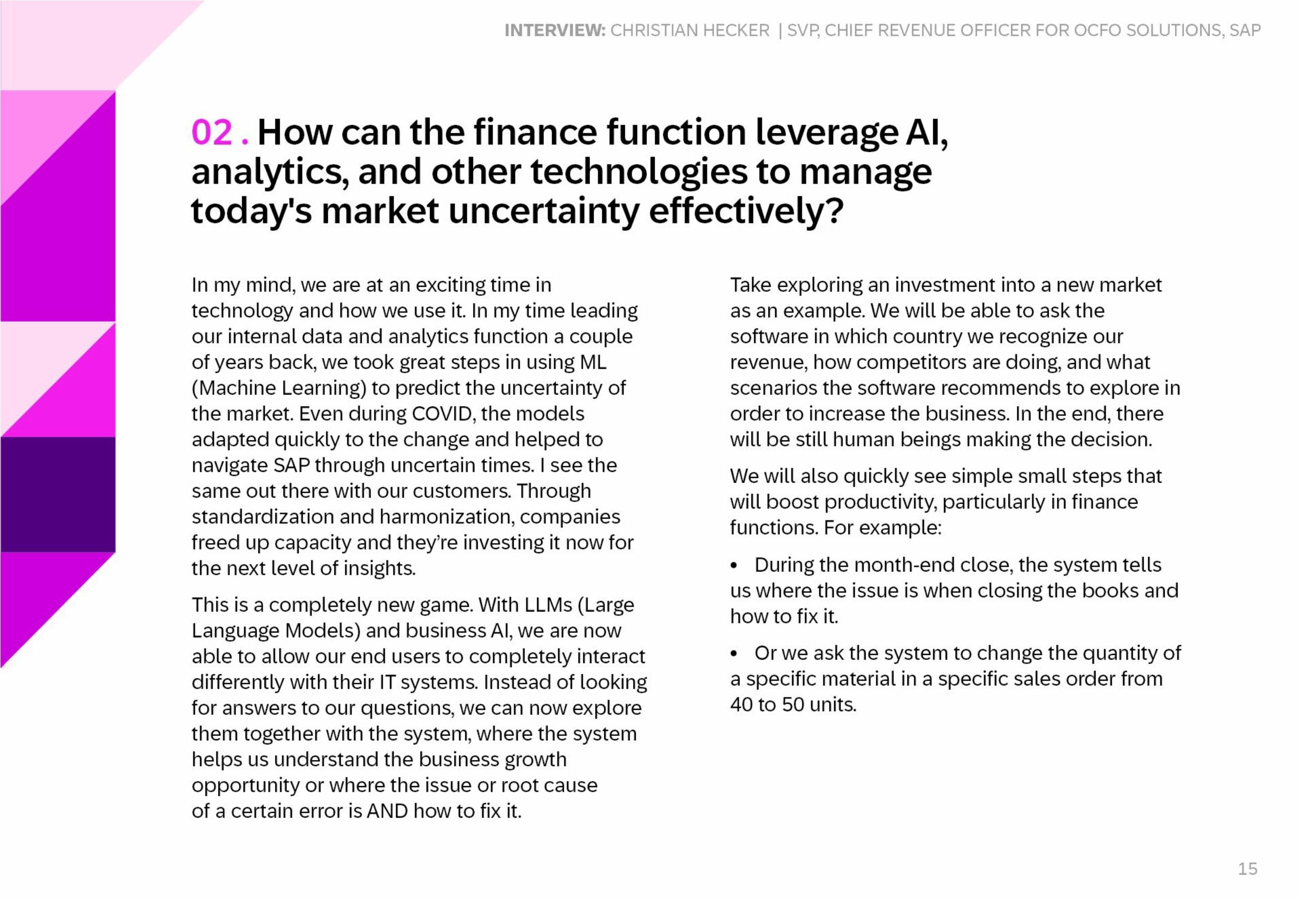 CFOs beyond figures: Steering business into the future