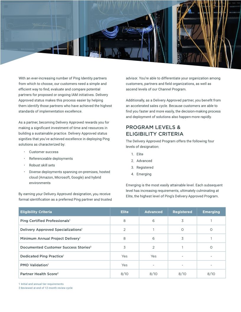 Delivery Approved Program for Partners