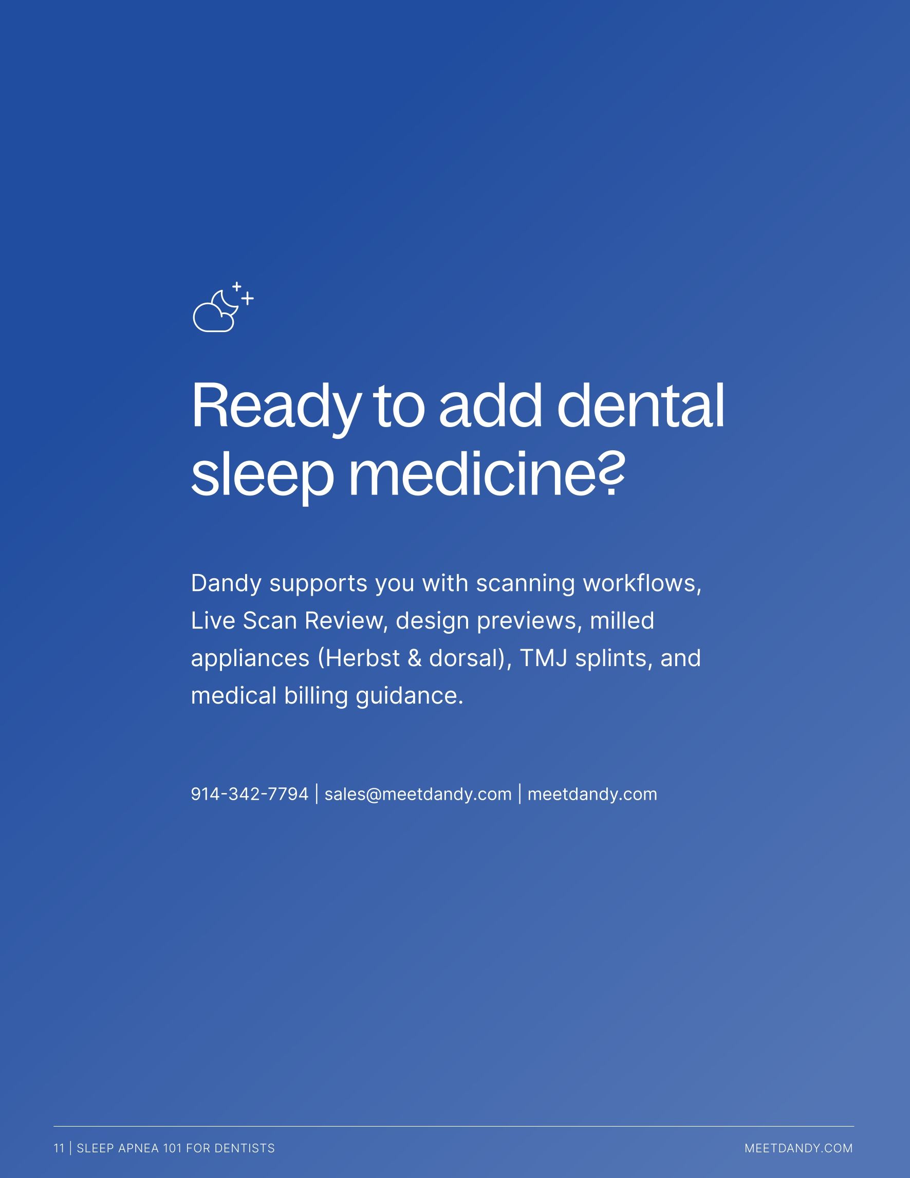 Sleep apnea 101 for dentists