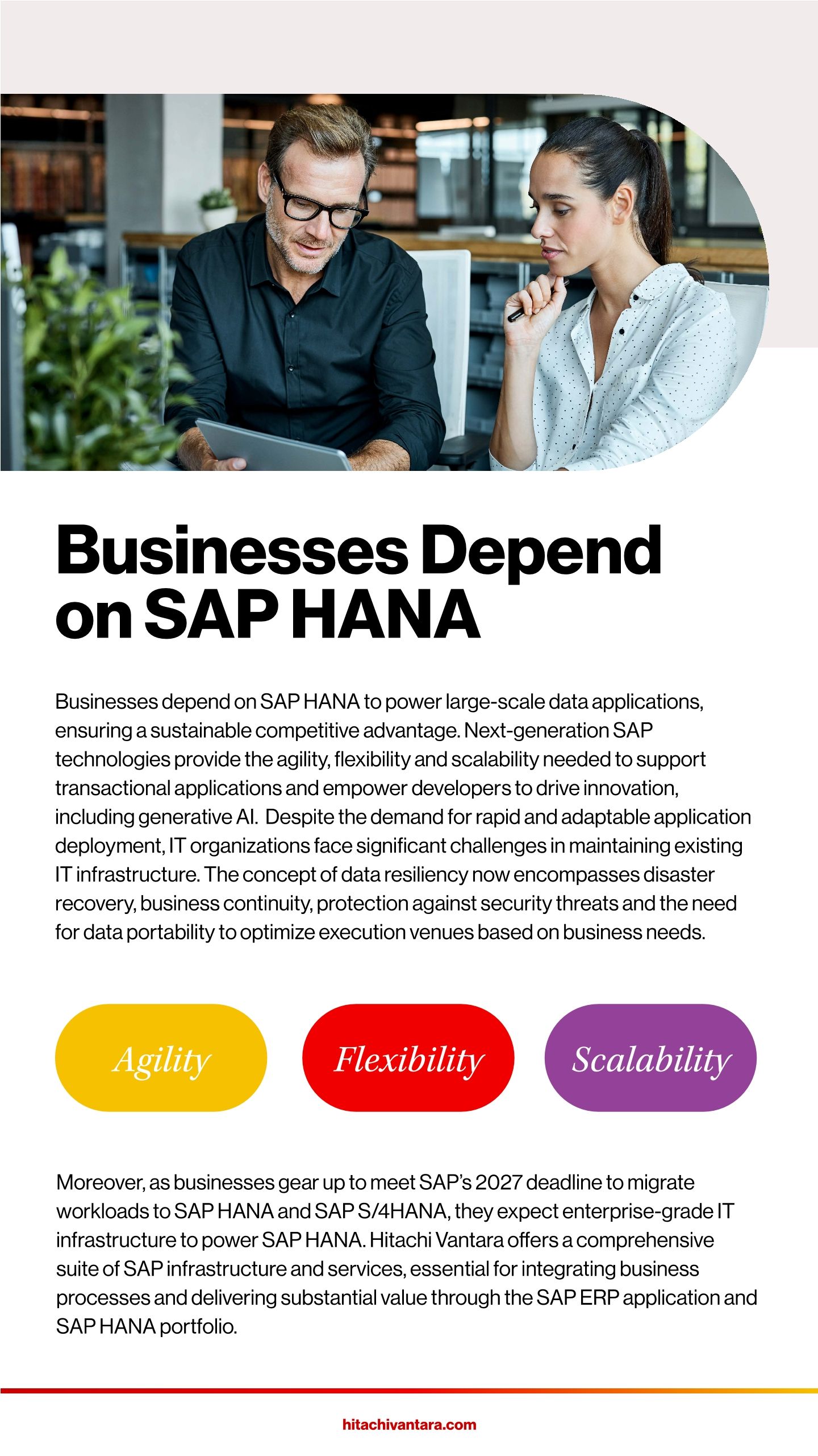 Top 5 Reasons Why Customers Choose Hitachi Vantara for SAP Modernization