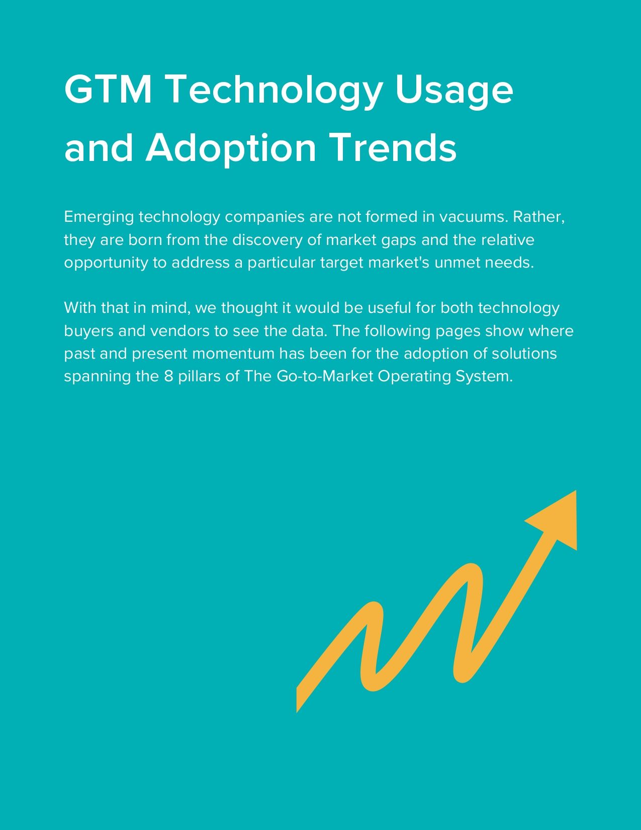 Emerging Technology Report Go-to-Market Vendor Edition Fall 2023