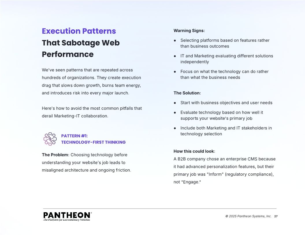 The Five Jobs of the Modern Web