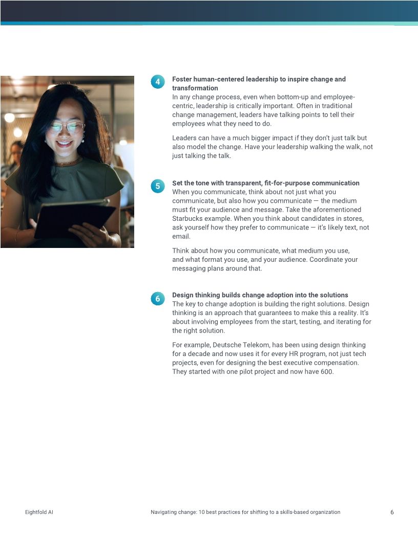 Navigating change: 10 best practices for shifting to a skills-based organization