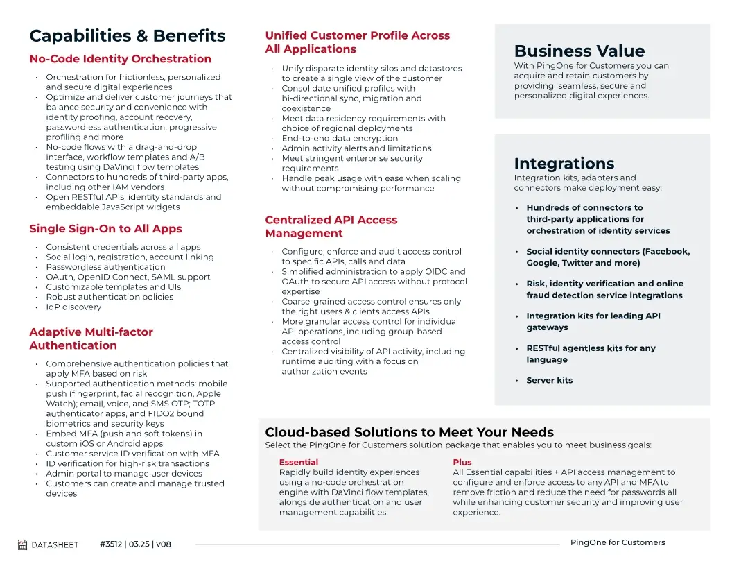 PingOne for Customers