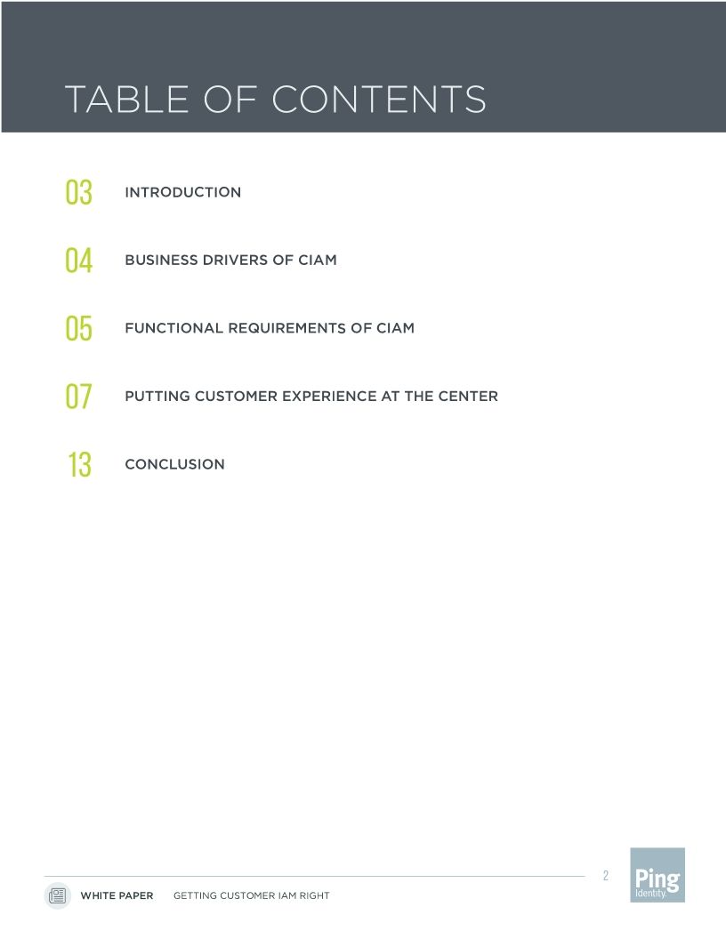 Getting Customer IAM Right