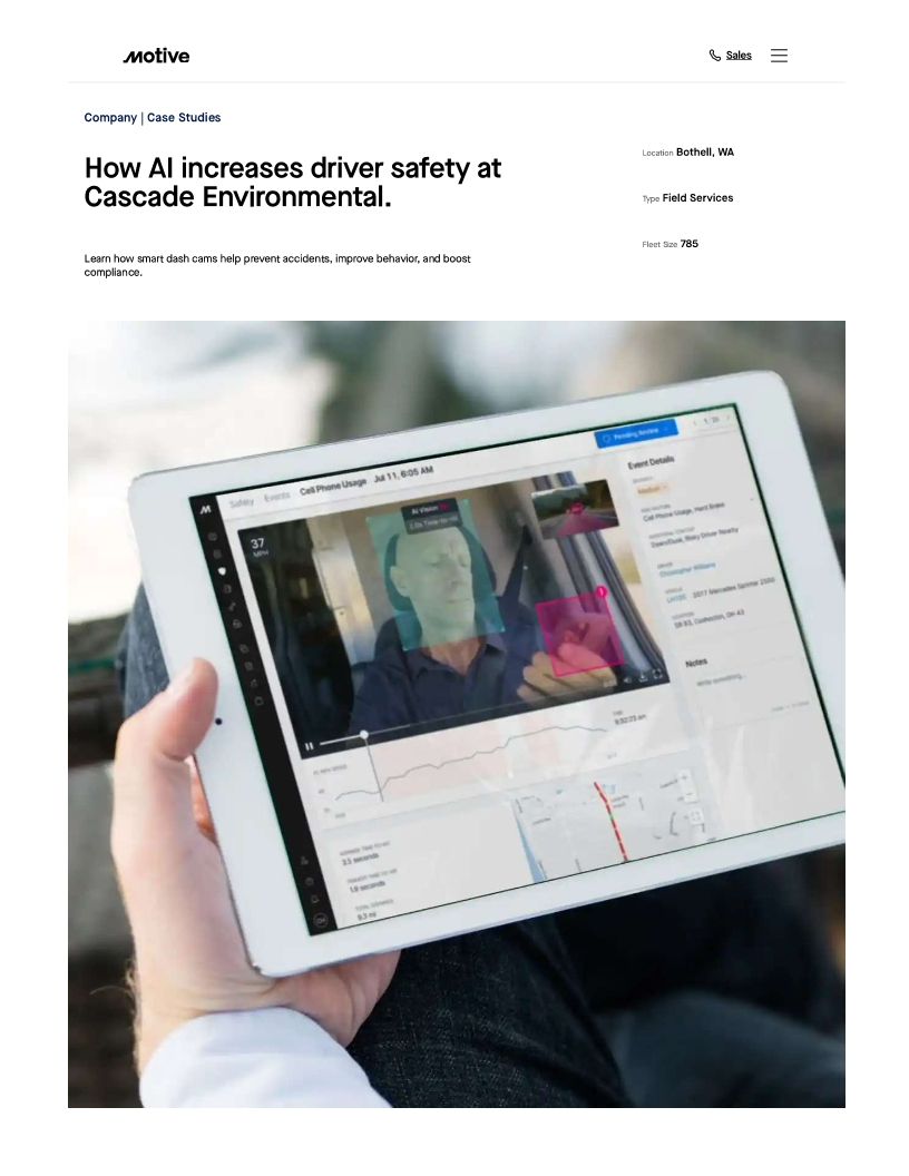 Cascade Environmental Case Study