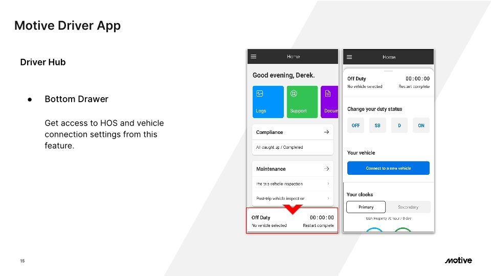 Motive Driver App - Cx Onboarding
