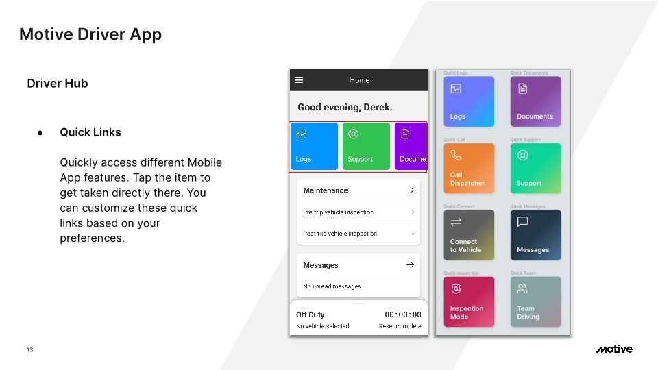 Motive Driver App - Cx Onboarding