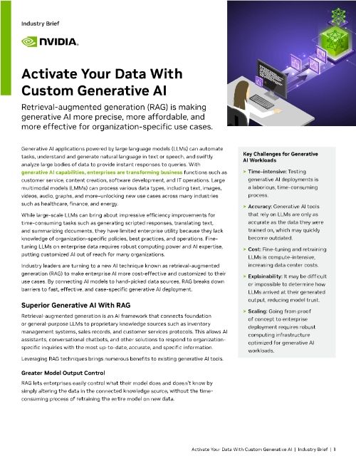 Activate Your Data With Custom Generative Al - Nvidia1-CSU