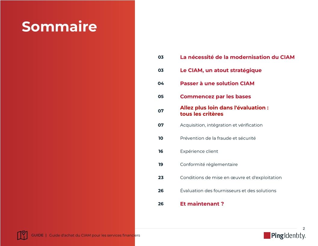 Guide d'achat du CIAM pour les services financiers
