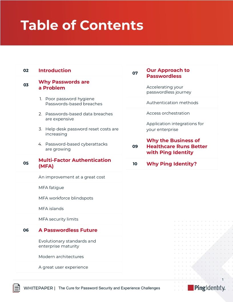 The Cure for Password Security and Experience Challenges in Healthcare