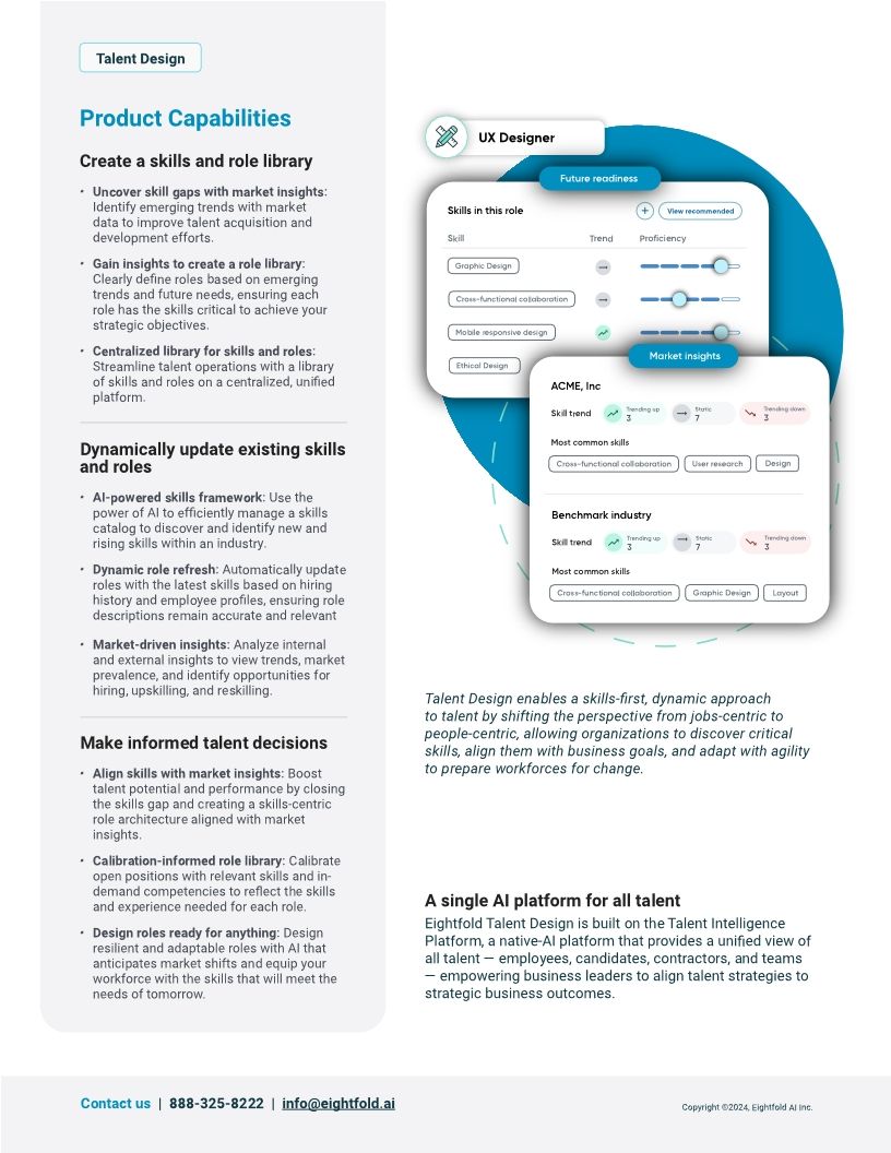 Eightfold Talent Design