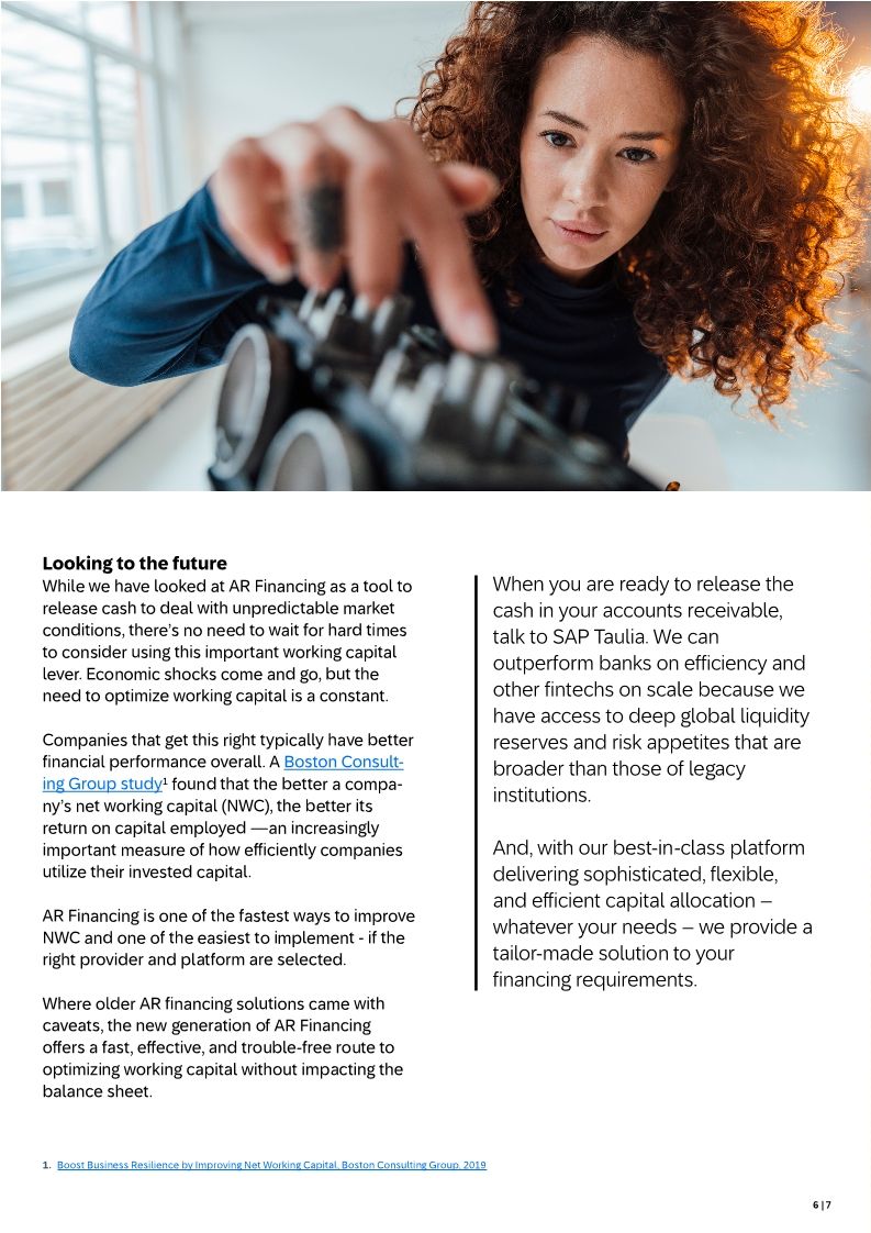 Integrated and insightful: The future of receivables finance