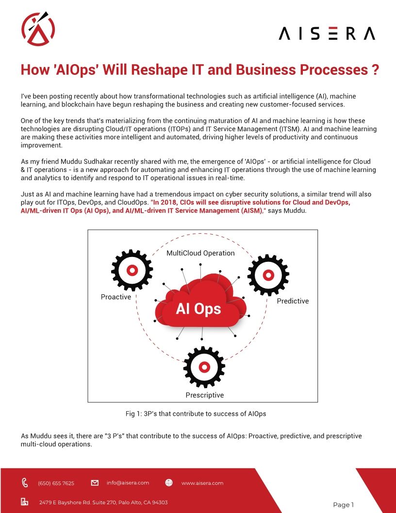 How AIOps Reshapes Business Focus
