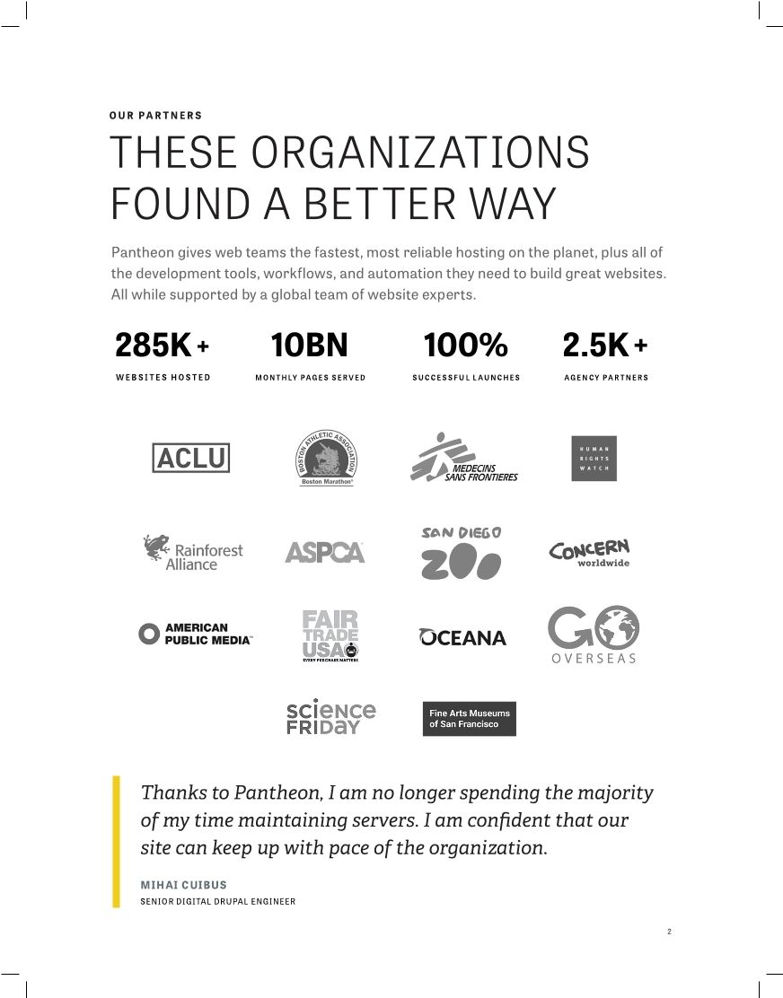 A WebOps Platform for Doing Good